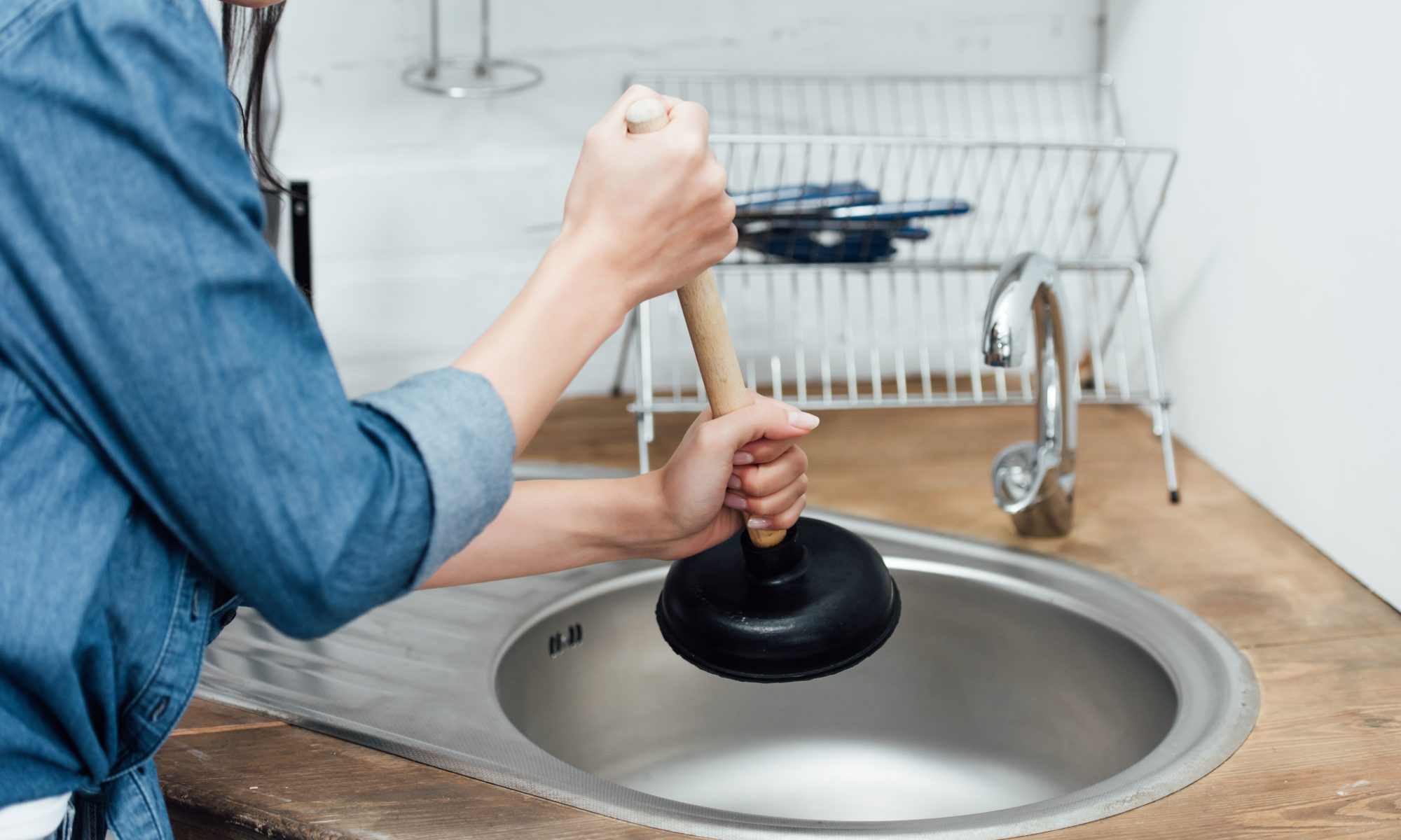 blocked kitchen drain