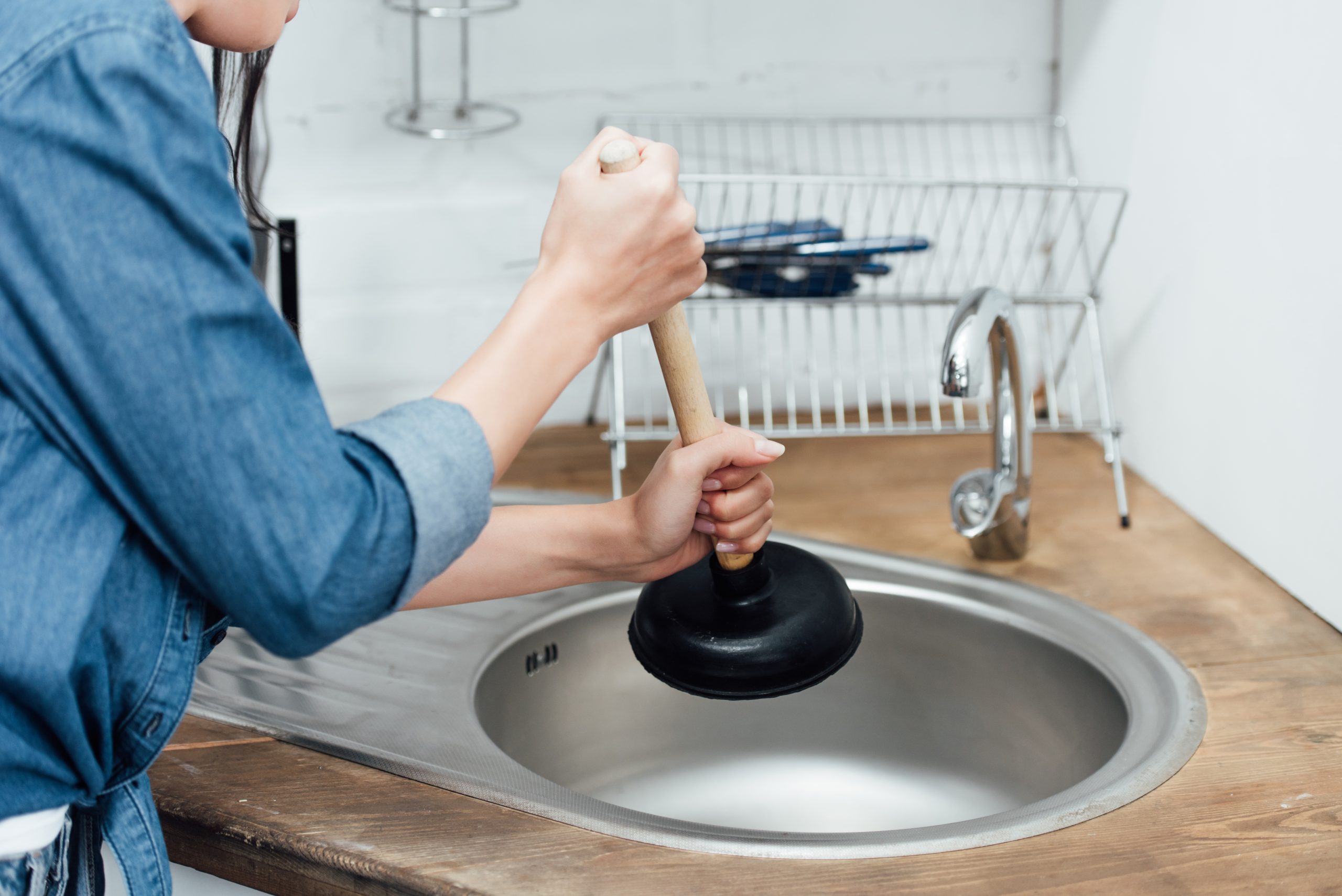 blocked kitchen drain